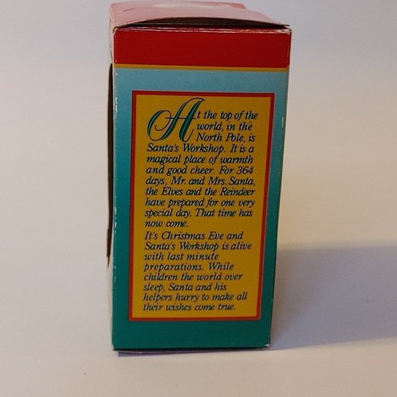 VINTAGE NOMA Santa's Workshop Mrs. Claus Ornament with Box Cold Cast Porcelain - Picture 4 of 14